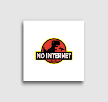 No internet vászonkép