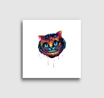 Colorful cat face vászonkép