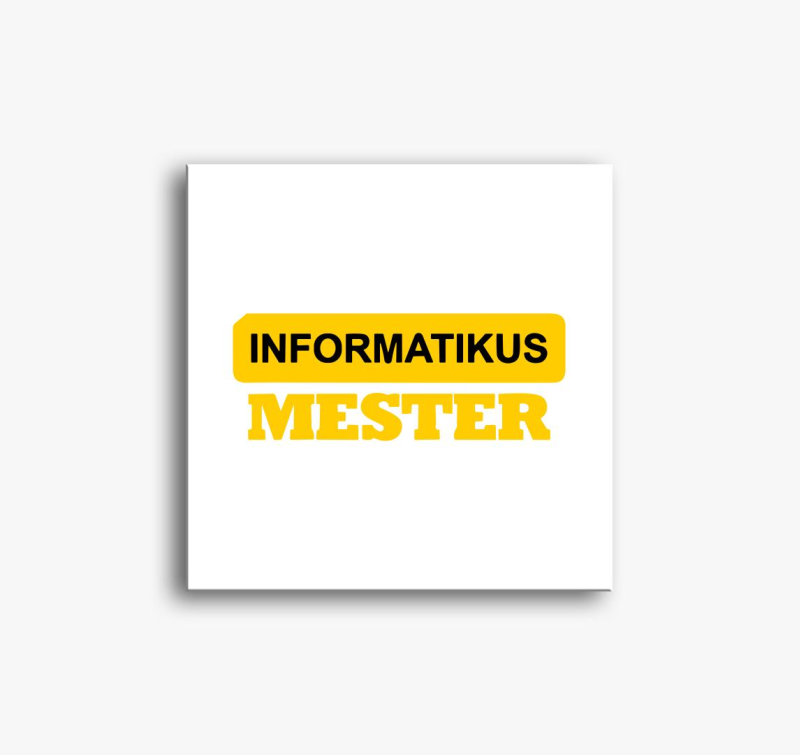 Informatikus mester vászonkép