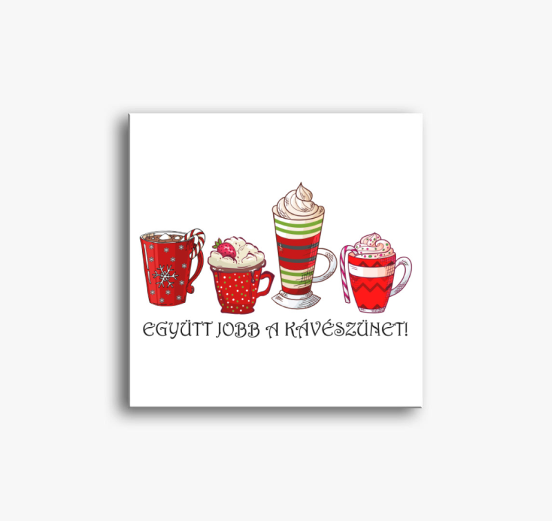 Kávészünet együtt vászonkép