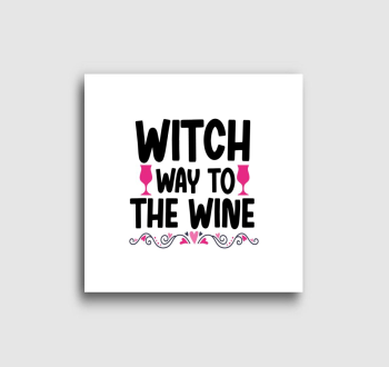 witch wine vászonkép