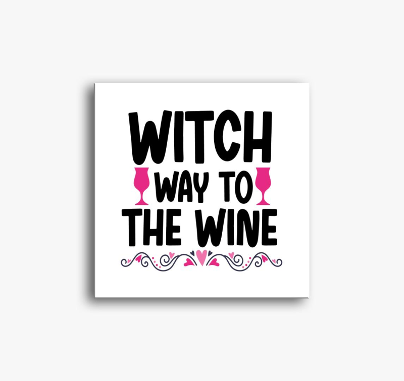 Witch wine vászonkép
