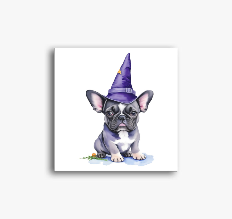 Halloween francia vászonkép