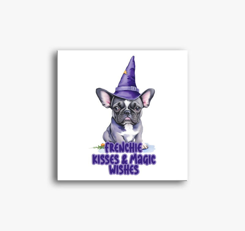 Frenchie kisses vászonkép