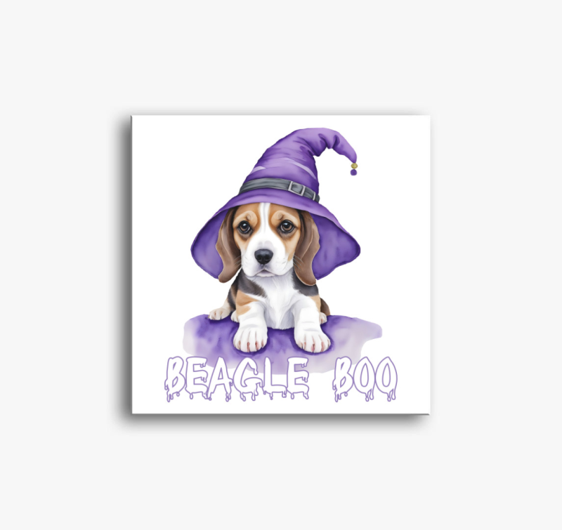 Halloween beagle vászonkép