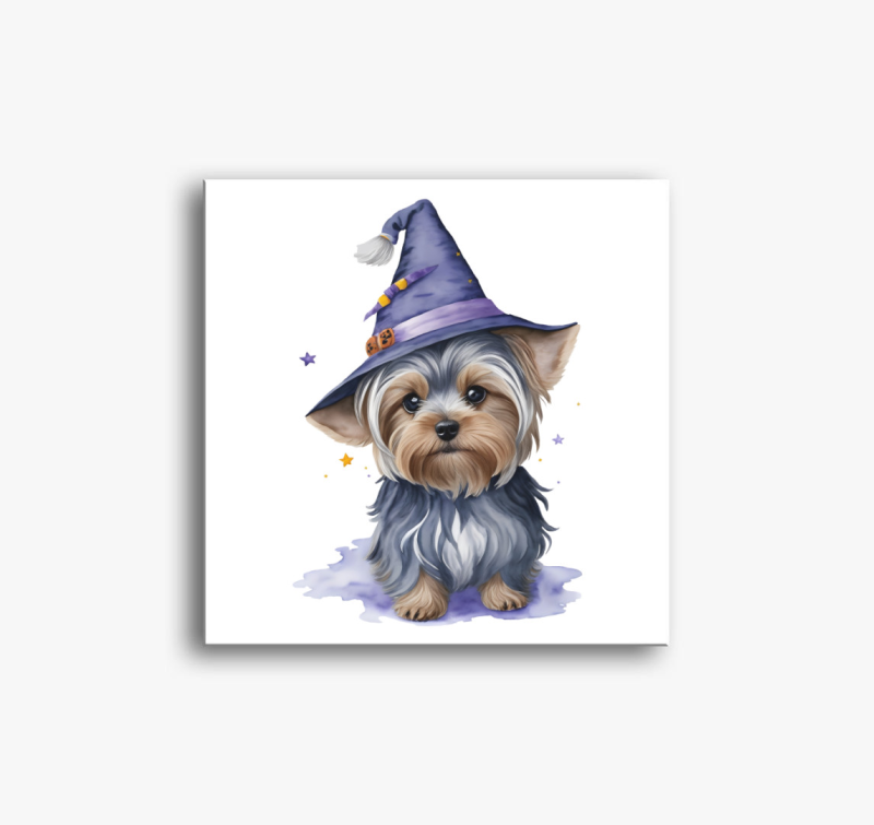 Halloween Yorki vászonkép