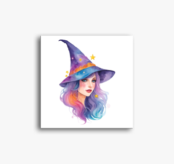 Lila boszi vászonkép