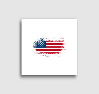 Amerikai zászló vászonkép
