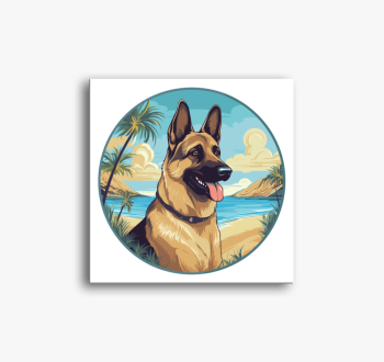 German Sheperd vászo