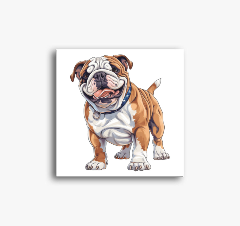 Mini bulldog vászonkép