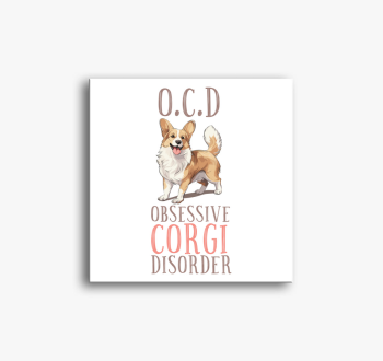 Corgi OCD vászonkép