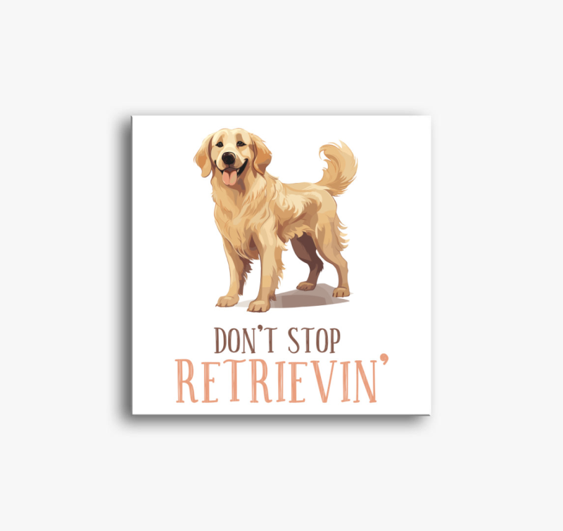 Retrievin vászonkép