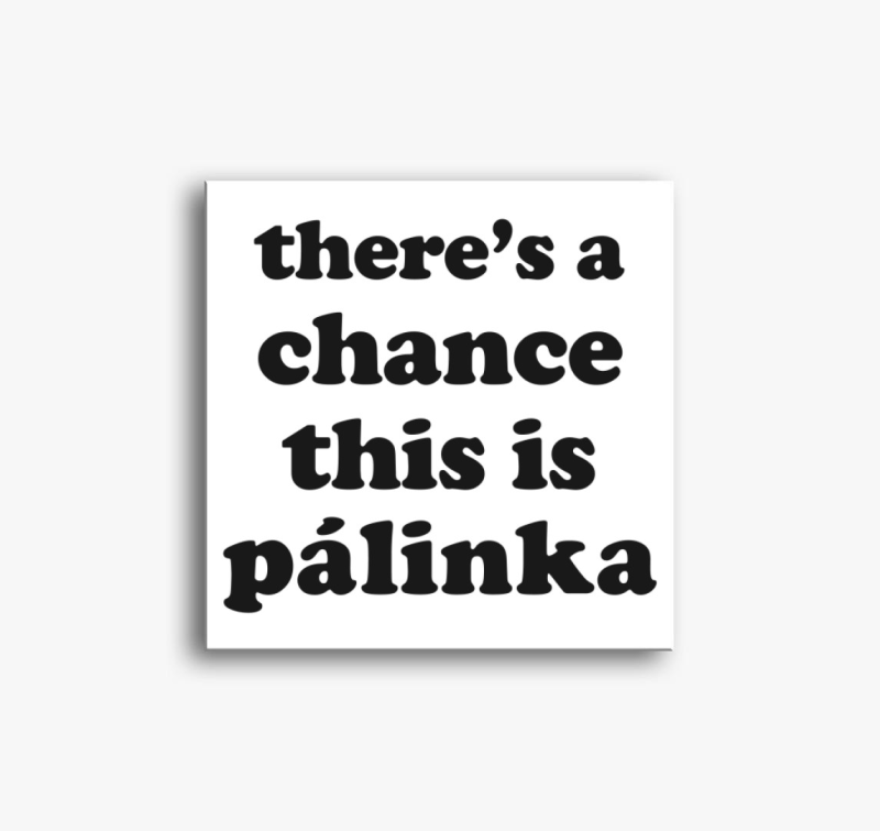 Pálinka chance vászonkép