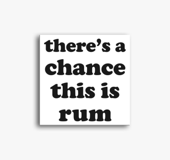 Rum chance vászonkép