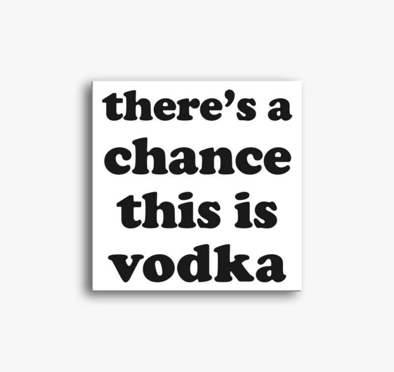 Vodka chance vászonkép