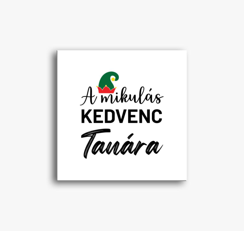 A mikulás kedvenc tanára vászonkép