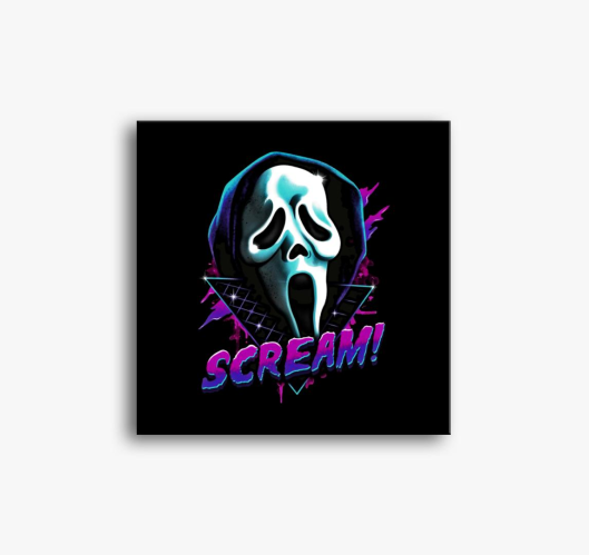 Scream maszk vászonkép