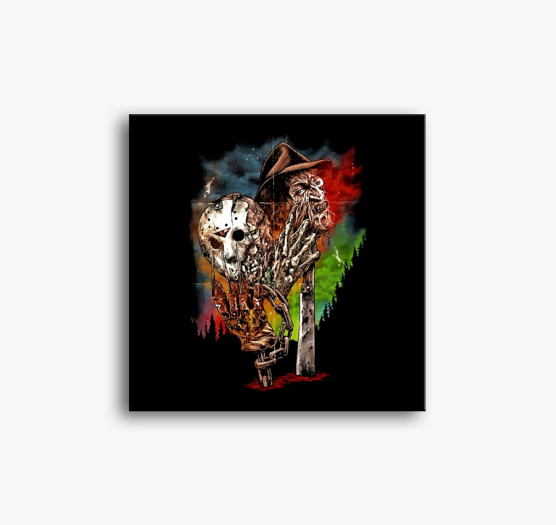 Jason és Freddy vászonkép