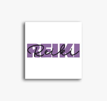 Reiki lila vászonkép