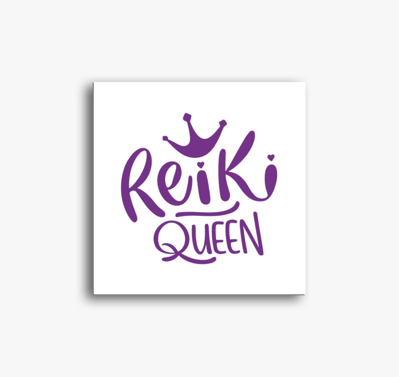 reiki queen lila vászonkép