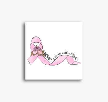 Pink ribbon vászonké