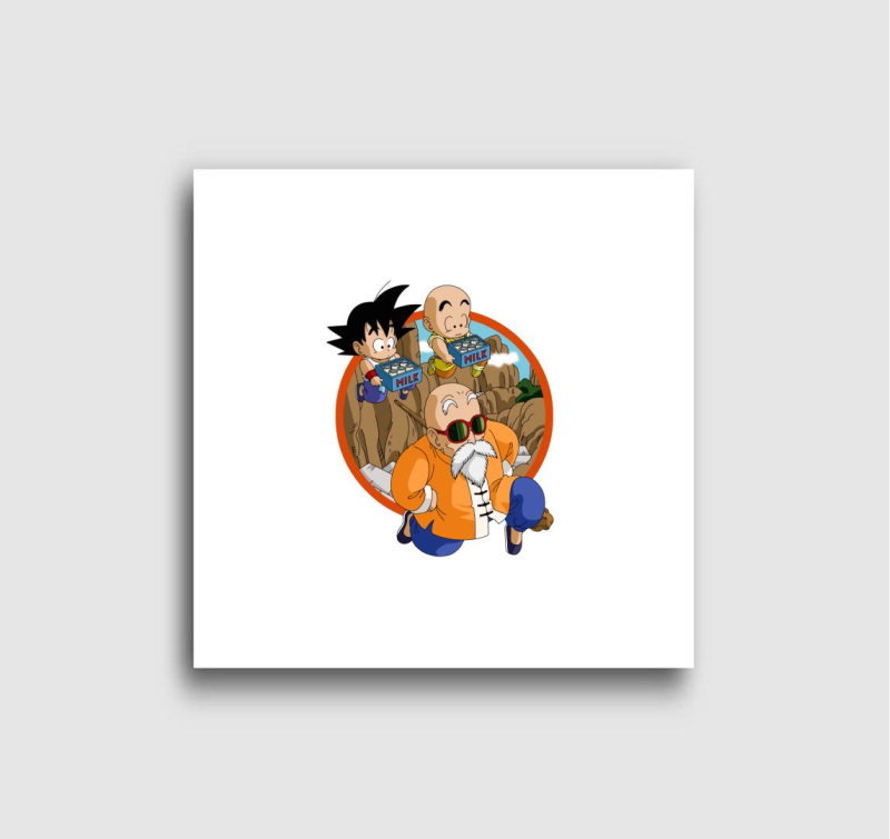 Dragon Ball - Krilin, Goku, Zseniális teknős vászonkép