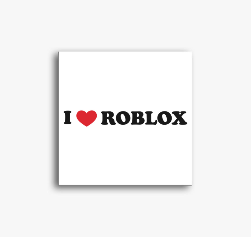 I love Roblox vászonkép