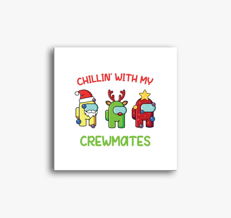 Among us karácsony vászonkép