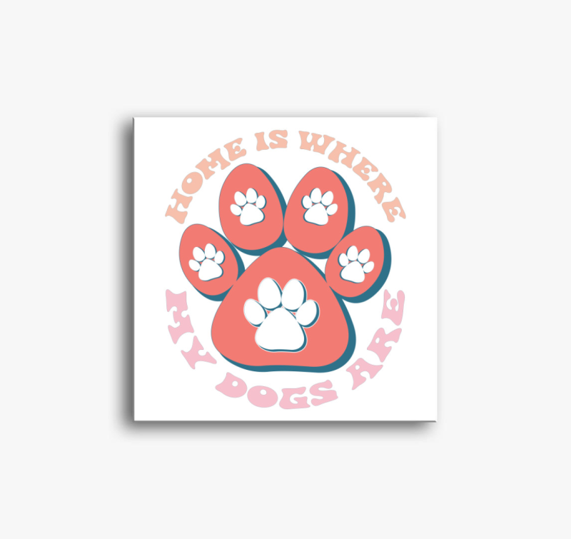 Home Dog vászonkép