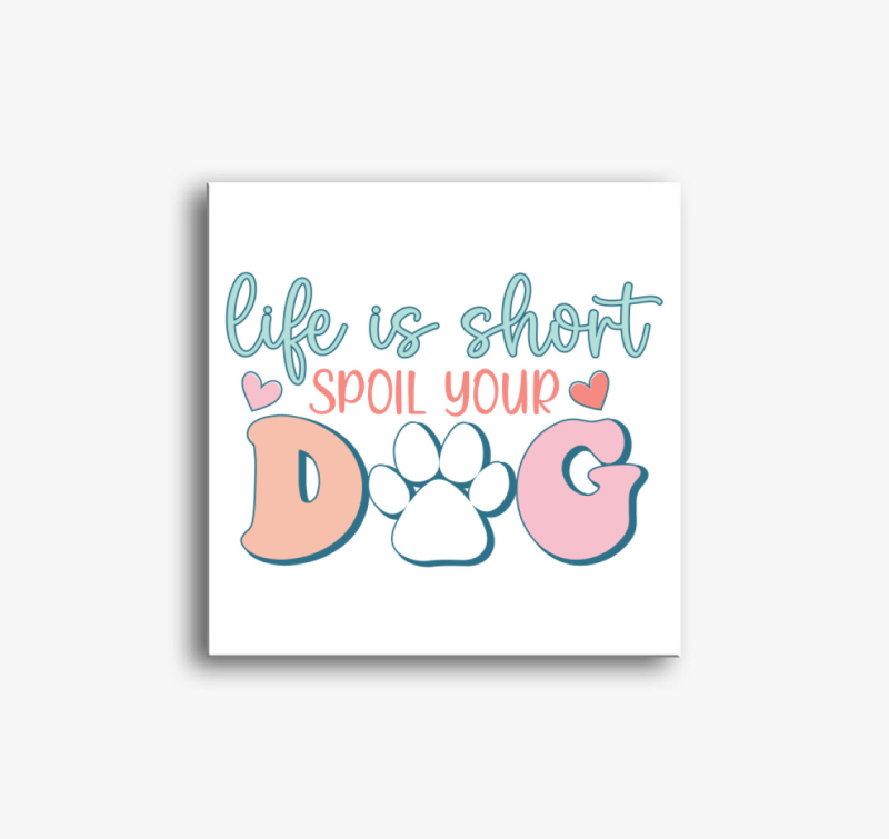 Dog spoil vászonkép