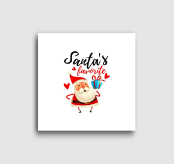 Santa's favorite Christmas vászonkép