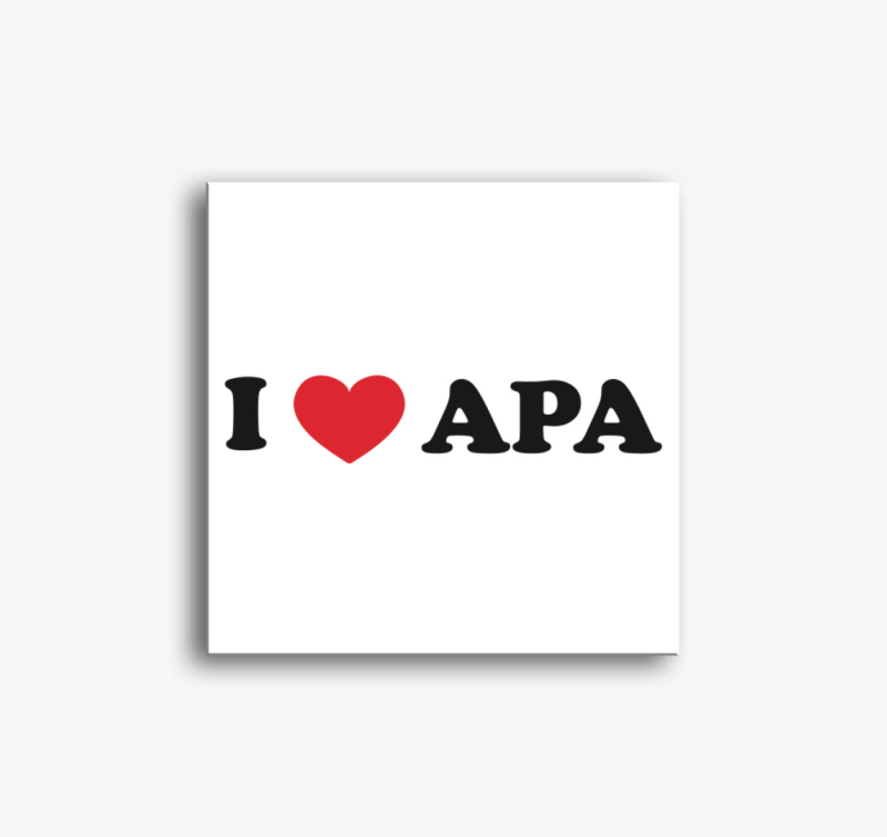 I love Apa vászonkép