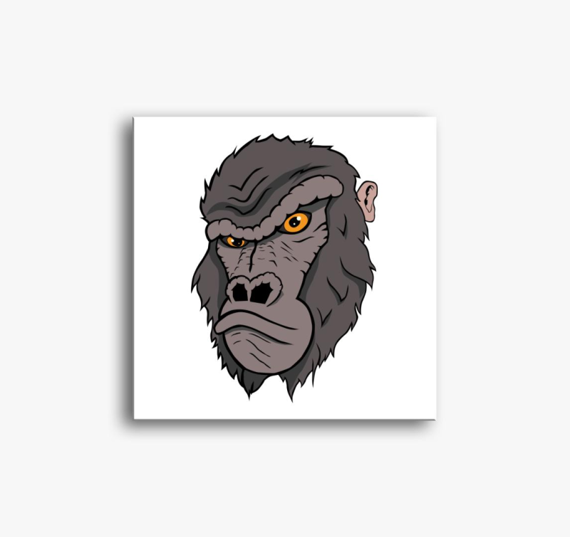 Bruti a gorilla vászonkép