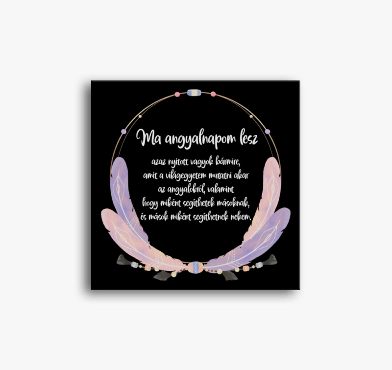Angyalnap vászonkép