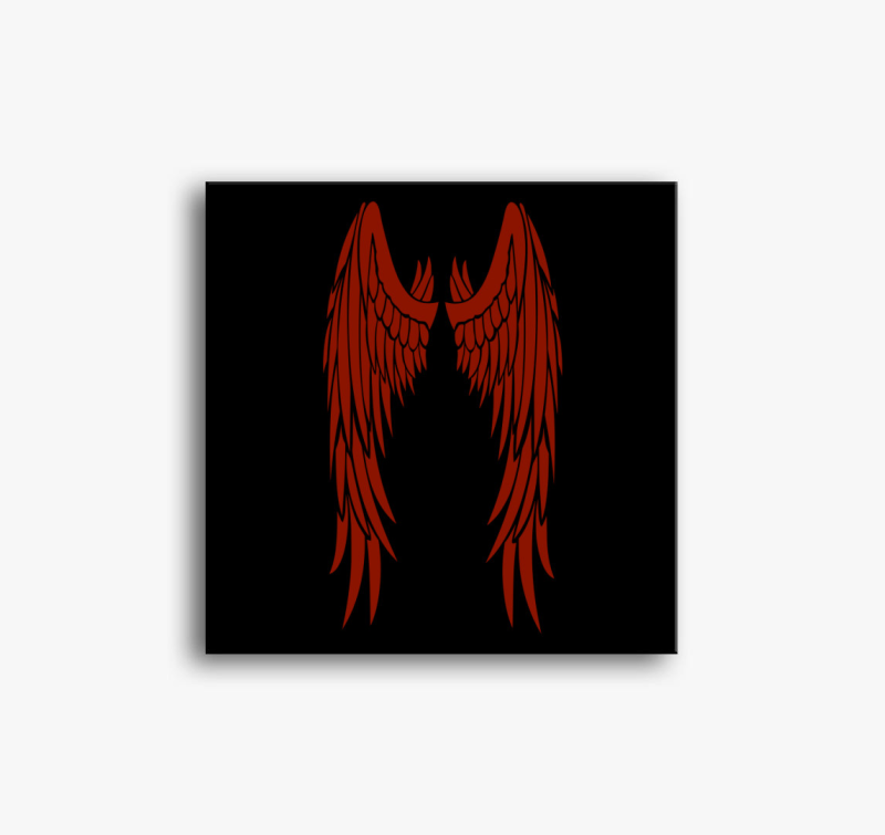 Piros Angyalszárny vászonkép