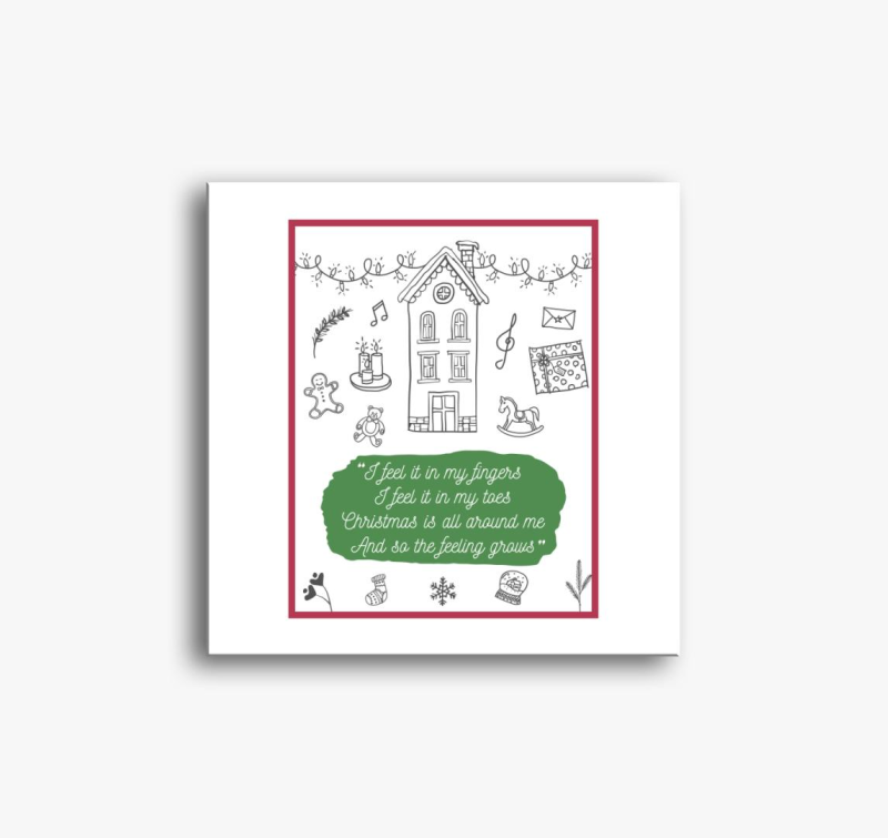 Christmas is all around vászonkép