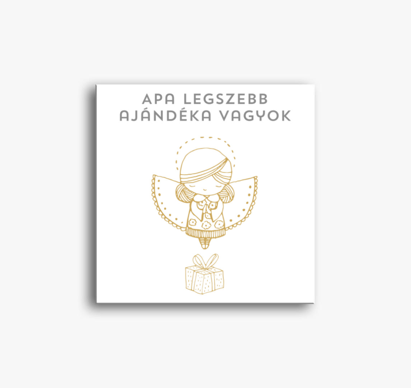 Apa legszebb ajándéka vászonkép