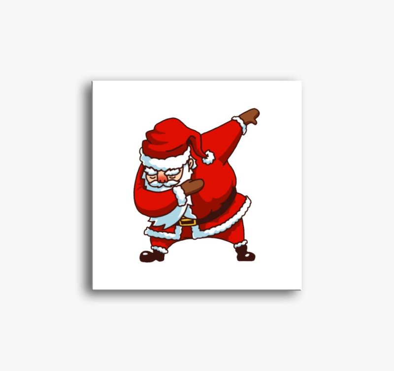 DAB mikulás vászonkép