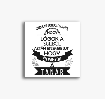 Lógós tanár vászonké