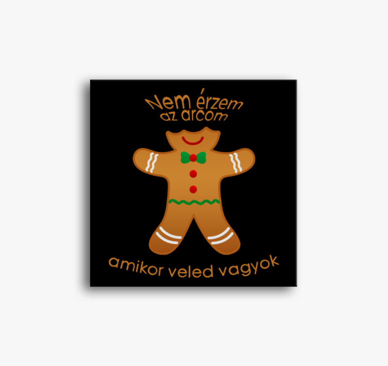 Mézeskalács karácsonyi vászonkép