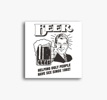 Vicces sörös vászonk