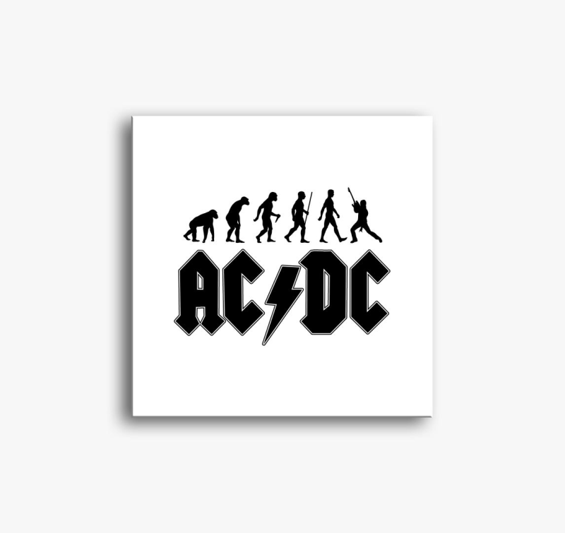 ACDC evolúció vászonkép