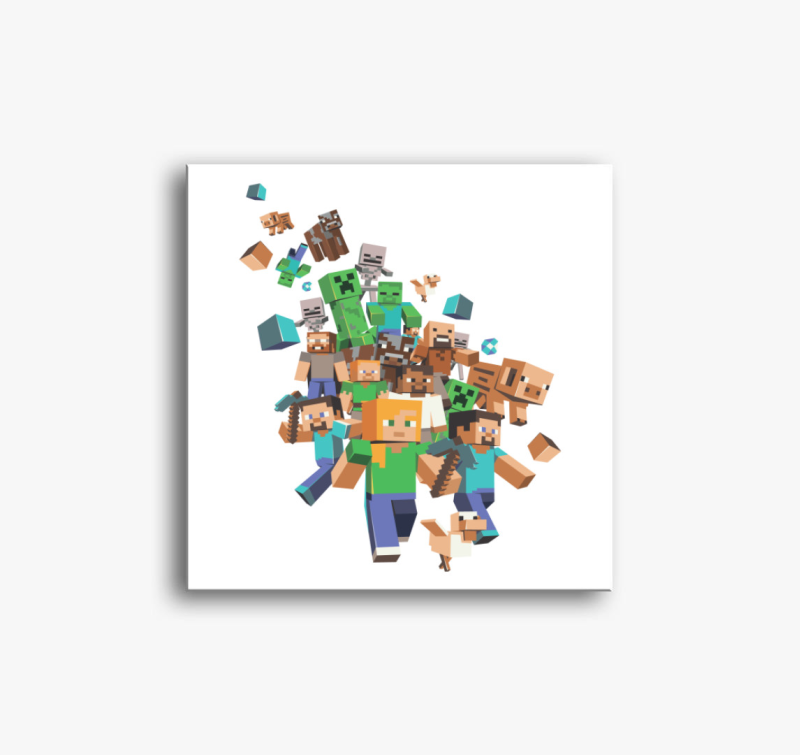 Minecraft 2 - Gyerek vászonkép (csak nálunk!)