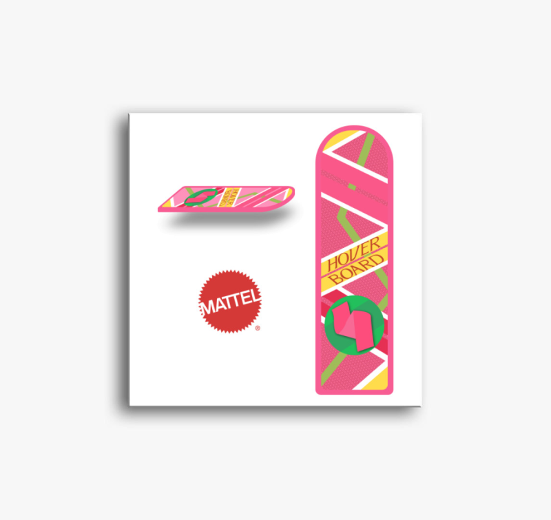 Vissza a jővőbe - Légdeszkás vászonkép 