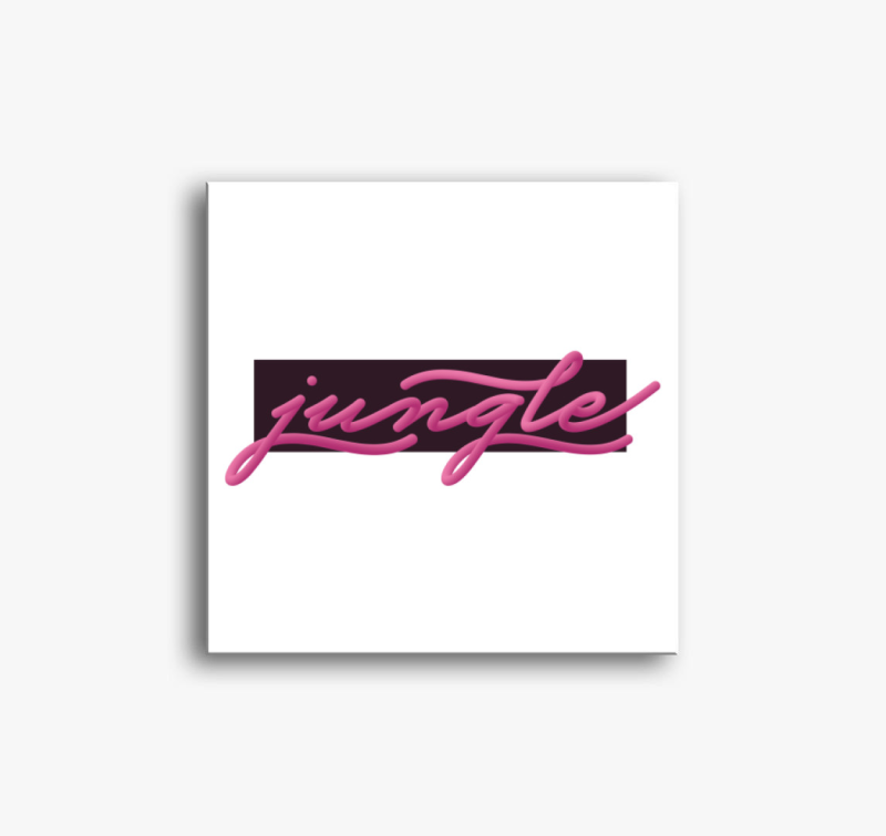 Jungle 3d feliratos vászonkép