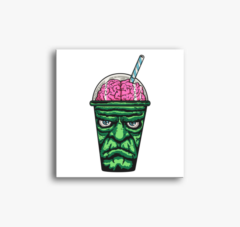 Zombis agyturmix vászonkép