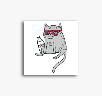 Beállt macska vászonkép