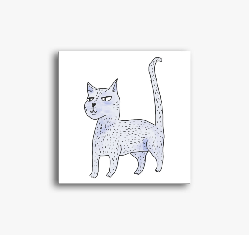 Jurij macska vászonkép