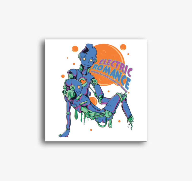 Robot szerelem vászonkép