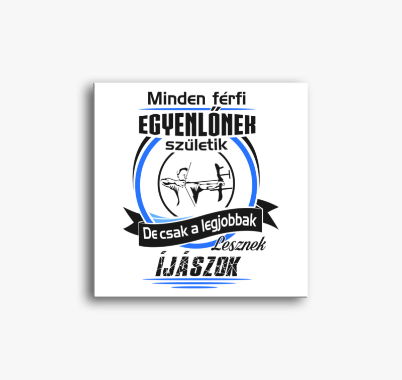 Férfi íjász vászonkép 